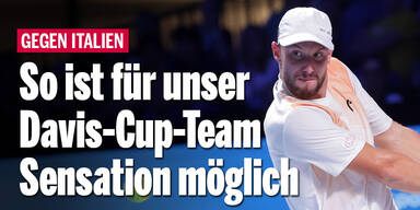 So ist für unser Davis-Cup-Team Sensation gegen Italien möglich