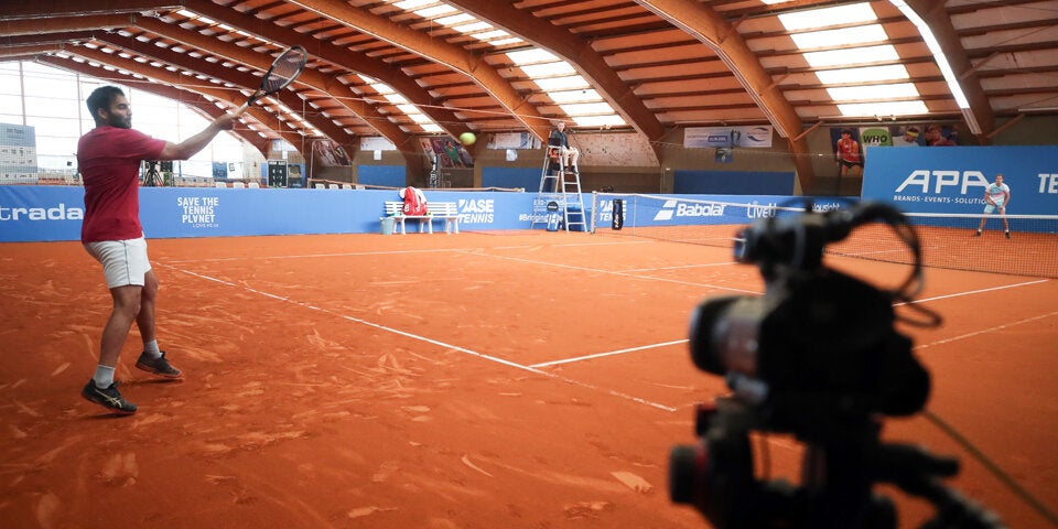 Erstes Turnier: So geht Tennis in Corona-Zeiten