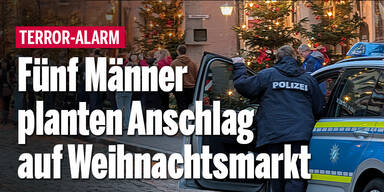Terror-Alarm: Fünf Männer planten Anschlag auf Weihnachtsmarkt