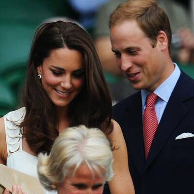 Prinz William & Kate strahlen in Wimbledon