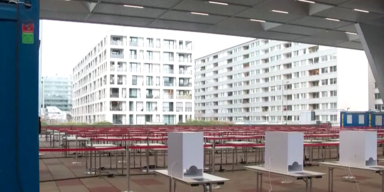 Wien | Eröffnung der größten Corona-Teststraße