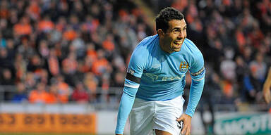 Tevez macht ManCity wieder Ärger