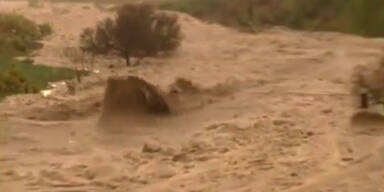 Texas: Schwerer Hagel und Schlammfluten