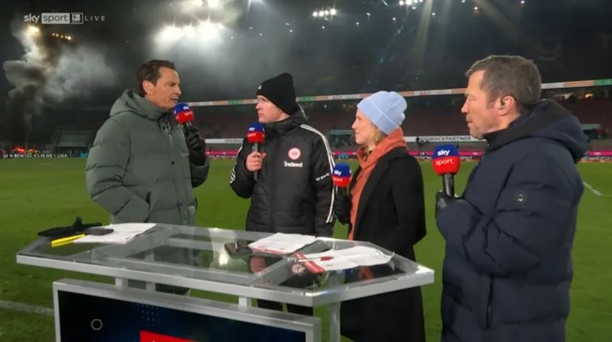 Köln-Stadion brennt live im TV!