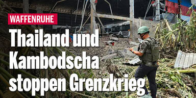 Thailand und Kambodscha stoppen Grenzkrieg