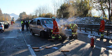Westautobahn nach Crash gesperrt 