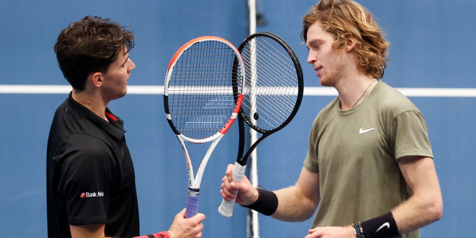 Thiem musste sich vor wenigen Wochen Rublev in Wien geschlagen geben.