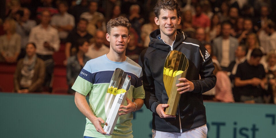 Thiem setzte sich im Finale der Erste Bank Open 2019 gegen Schwartzman durch