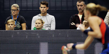 Tennis: Thiem erlebte Niederlage von Freundin im Publikum