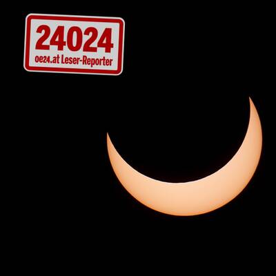 Sonnenfinsternis über Österreich