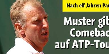 Thomas Muster gibt Comeback auf Tour