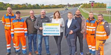 B16 M&uuml;nchendorf S&uuml;d: Arbeiten abgeschlossen