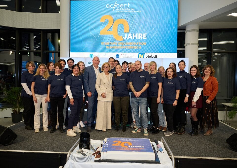 „Die Startups von heute sind unsere Leitbetriebe von morgen“, sagte Landeshauptfrau Johanna Mikl-Leitner im Rahmen der Jubiläumsfeier. 