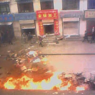 Schwere Unruhen in Tibet