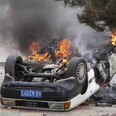 Schwere Unruhen in Tibet