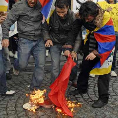 Tibet-Demos auf der ganzen Welt