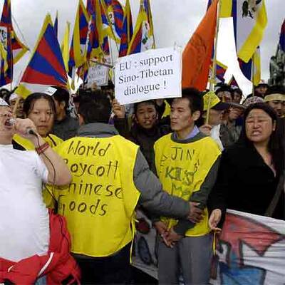 Tibet-Demos auf der ganzen Welt