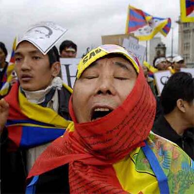 Tibet-Demos auf der ganzen Welt