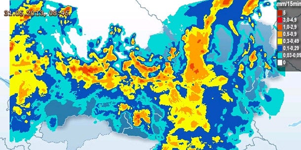 Starkregen überflutet Österreich
