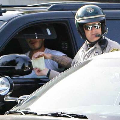 Verkehrssünder: Strafzettel für David Beckham