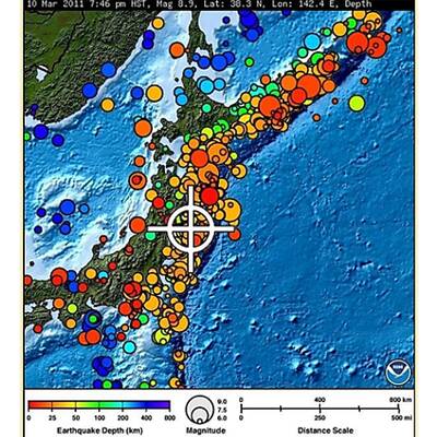 Erdbeben und Flutwelle in Japan