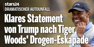 Klares Statement von Trump nach Tiger Woods' Drogen-Eskapade