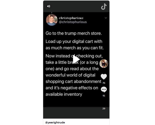 TikTok-Kids legen Donald Trump erneut rein