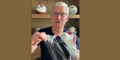 Jetzt produziert auch Apple Gesichtsschutz