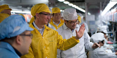 Apple-Chef besuchte die iPhone-Fabrik