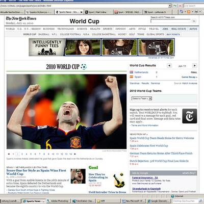 WM-Finale beschäftigt Medien weltweit