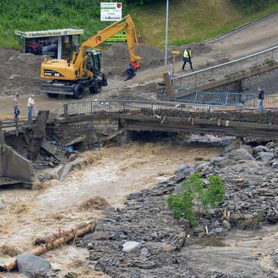 Schwere Unwetter-Schäden in Tirol