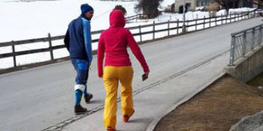 Tapfere W&auml;hler trotzen der Mega-K&auml;lte