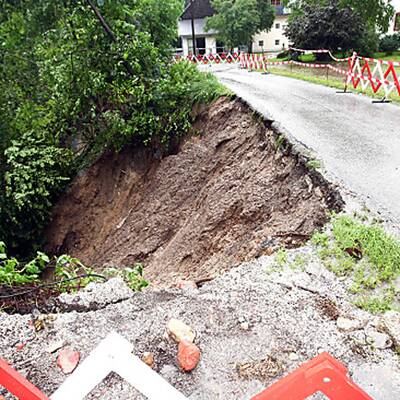 Starkregen setzt Teile Österreichs unter Wasser