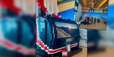 Tiroler Gondel aus Lego-Steinen bricht Weltrekord