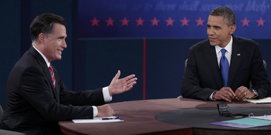 3. TV-Duell: Obama herzt Romneys Enkel