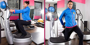 Power Plate mit Fabienne Nadarajah