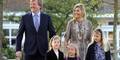 Maxima und Willem-Alexander begleiten Prinzessin Ariane zum ersten Schultag.