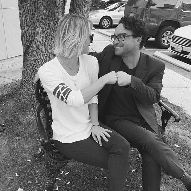 Kaley Cuoco und Johnny Galecki