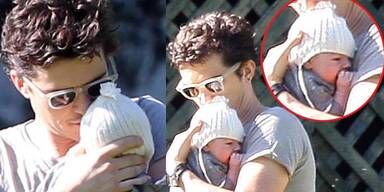 Orlando Bloom: Erster Ausflug mit Baby Flynn