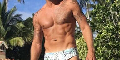 Ricky Martin am Strand