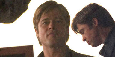 Brad Pitt: Endlich ist Zottelbart weg!
