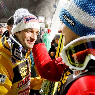 Jubel nach Triumph bei der Vierschanzen-Tournee