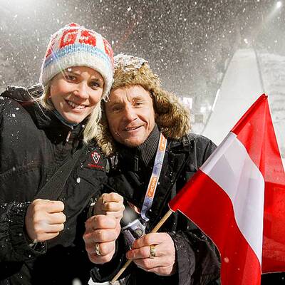 Jubel nach Triumph bei der Vierschanzen-Tournee