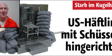 US-Häftling durch Kugelhagel hingerichtet