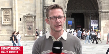 oe24.TV-Reporter Thomas Herzog