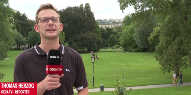 oe24.TV-Reporter Thomas Herzog