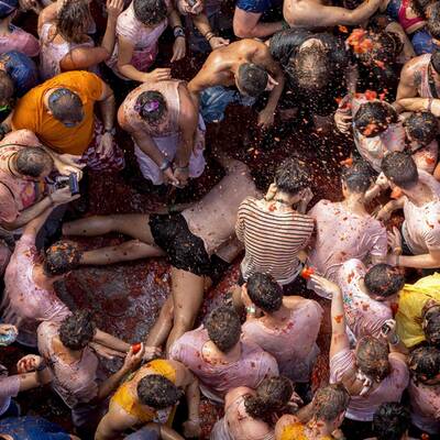 Die größte Tomatenschlacht der Welt