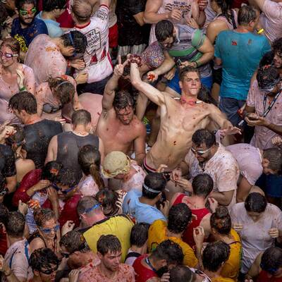 Die größte Tomatenschlacht der Welt