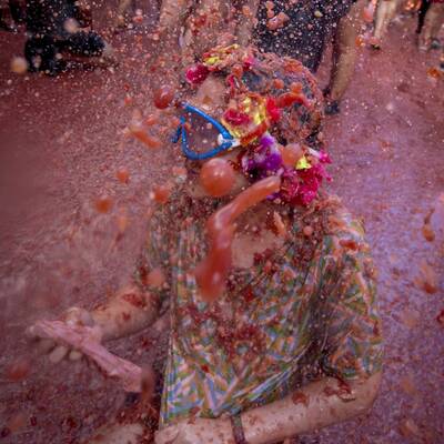 Die größte Tomatenschlacht der Welt