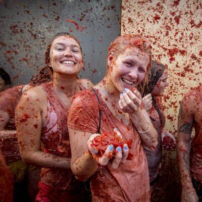 Die größte Tomatenschlacht der Welt